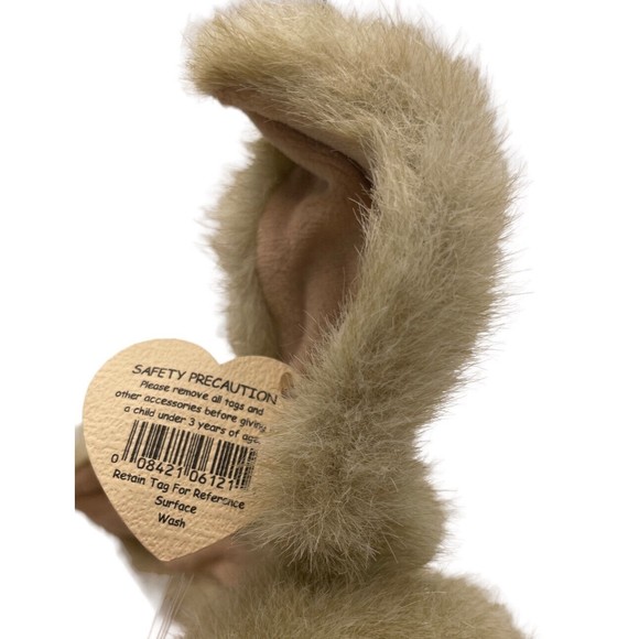 TY Attic Treasure  Sidney Bunny Rabbit Plush Jointed Stuffed Animal P10 - Picture 6 of 6